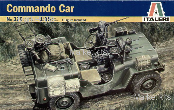 

Штурмовой автомобиль на базе Willys 1:35 ITALERI (IT0320)