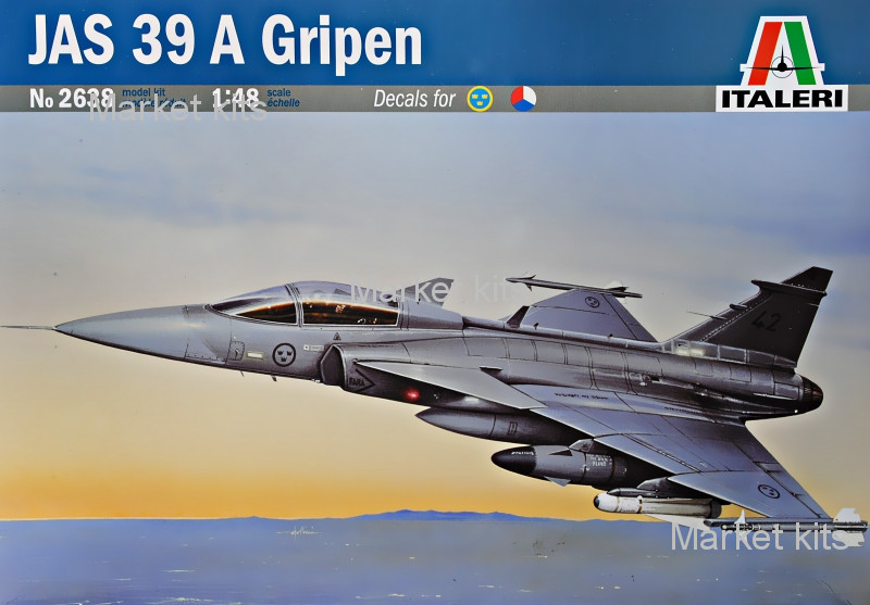 

Истребитель Jas 39 A Gripen 1:72 ITALERI (IT2638)