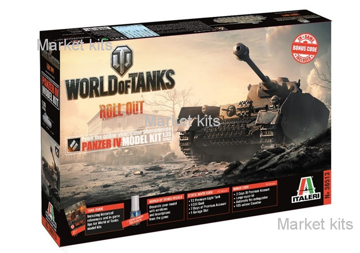 

Танк Panzer IV "World of Tanks" 1:35 ITALERI (IT36513)