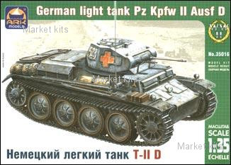 

ARK35016 Pz.Kpfw II Ausf.D German light tank 1:35 ARK Models (ARK35016)