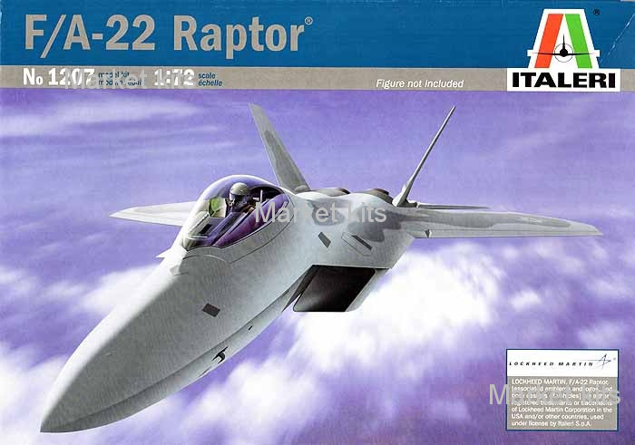 

Истребитель F-22 "Raptor" 1:72 ITALERI (IT1207)
