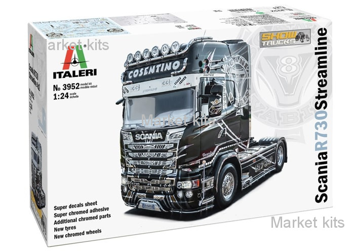 

Тягач Scania R730 Streamline 1:24 ITALERI (IT3952)