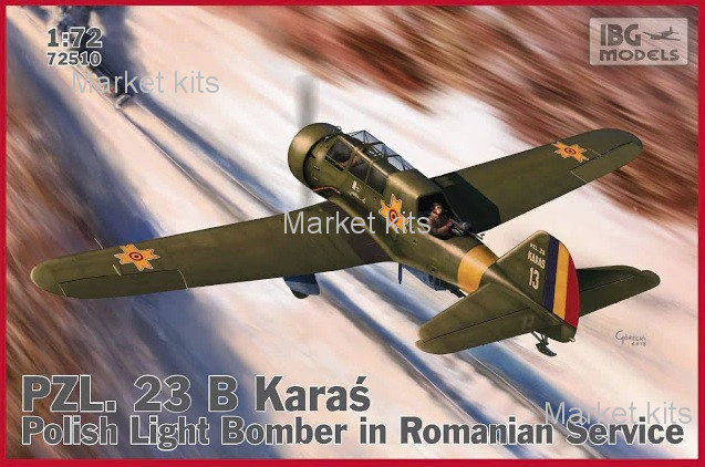 

Польский легкий бомбардировщик PZL.23B Karaś 1:72 IBG Models (IBG72510)