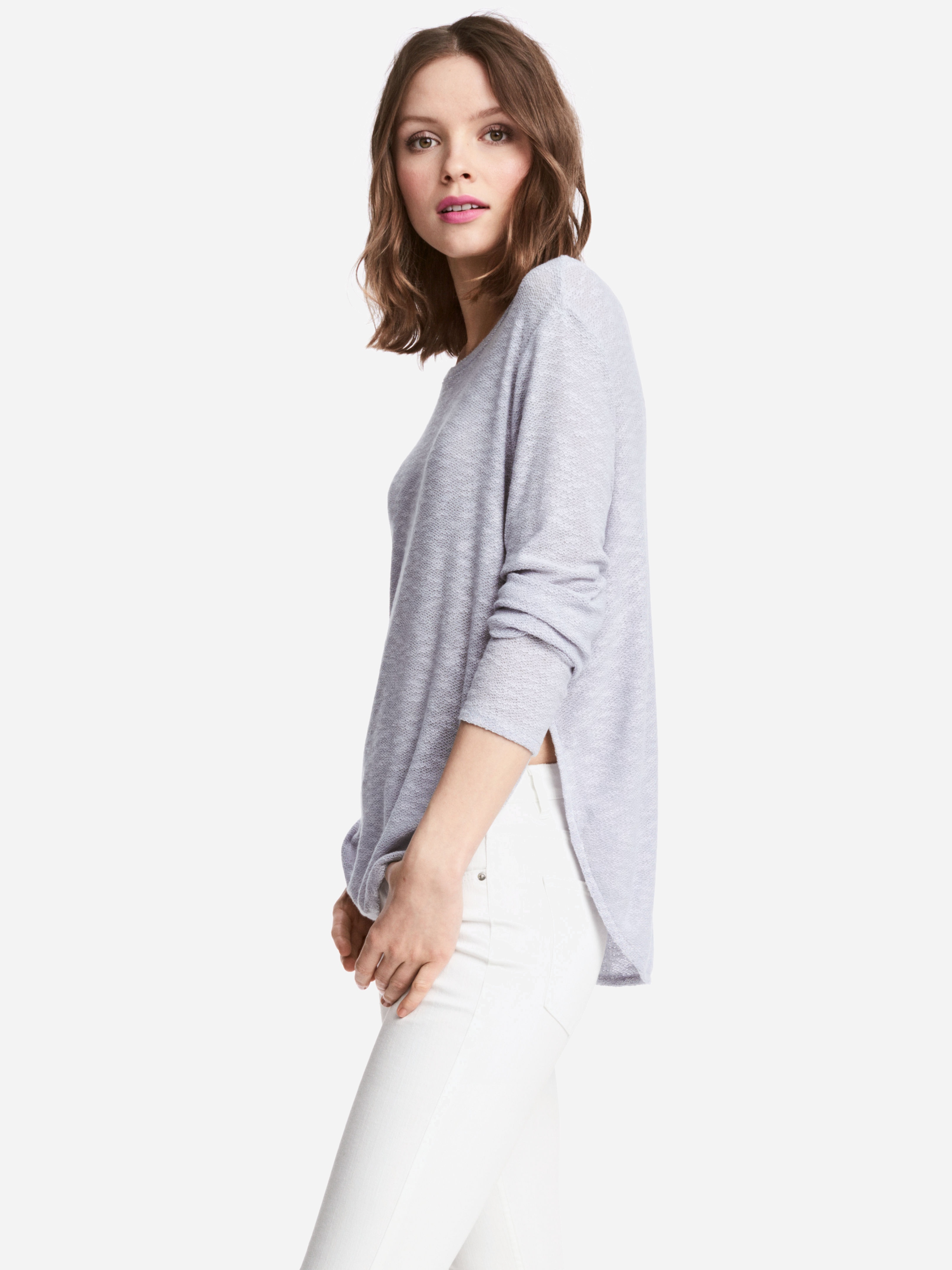

Лонгслив H&M XAZ096062XENC M Серый