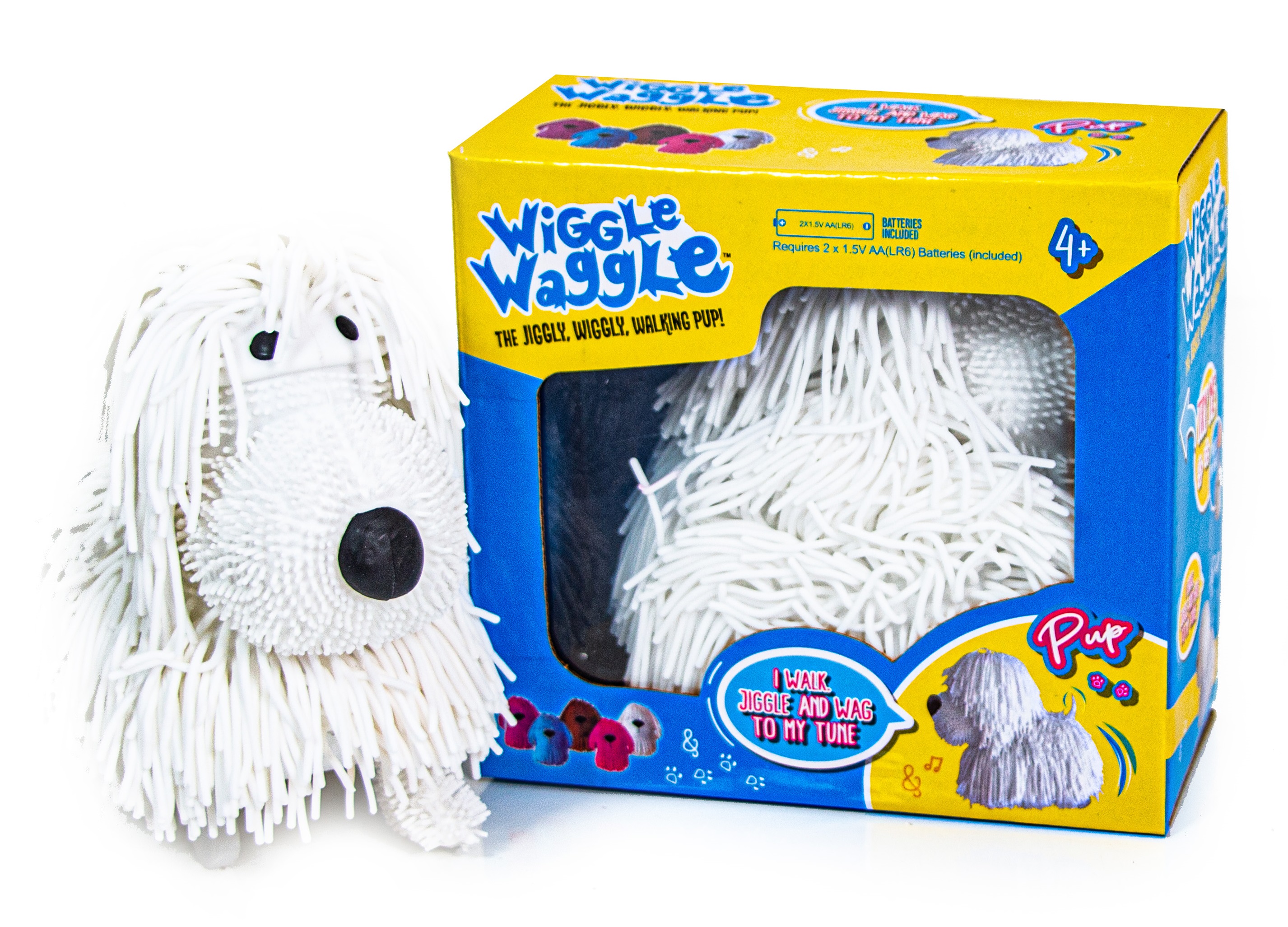 

Интерактивная игрушка "Озорной щенок Wiggle Waggle". White (492853688)