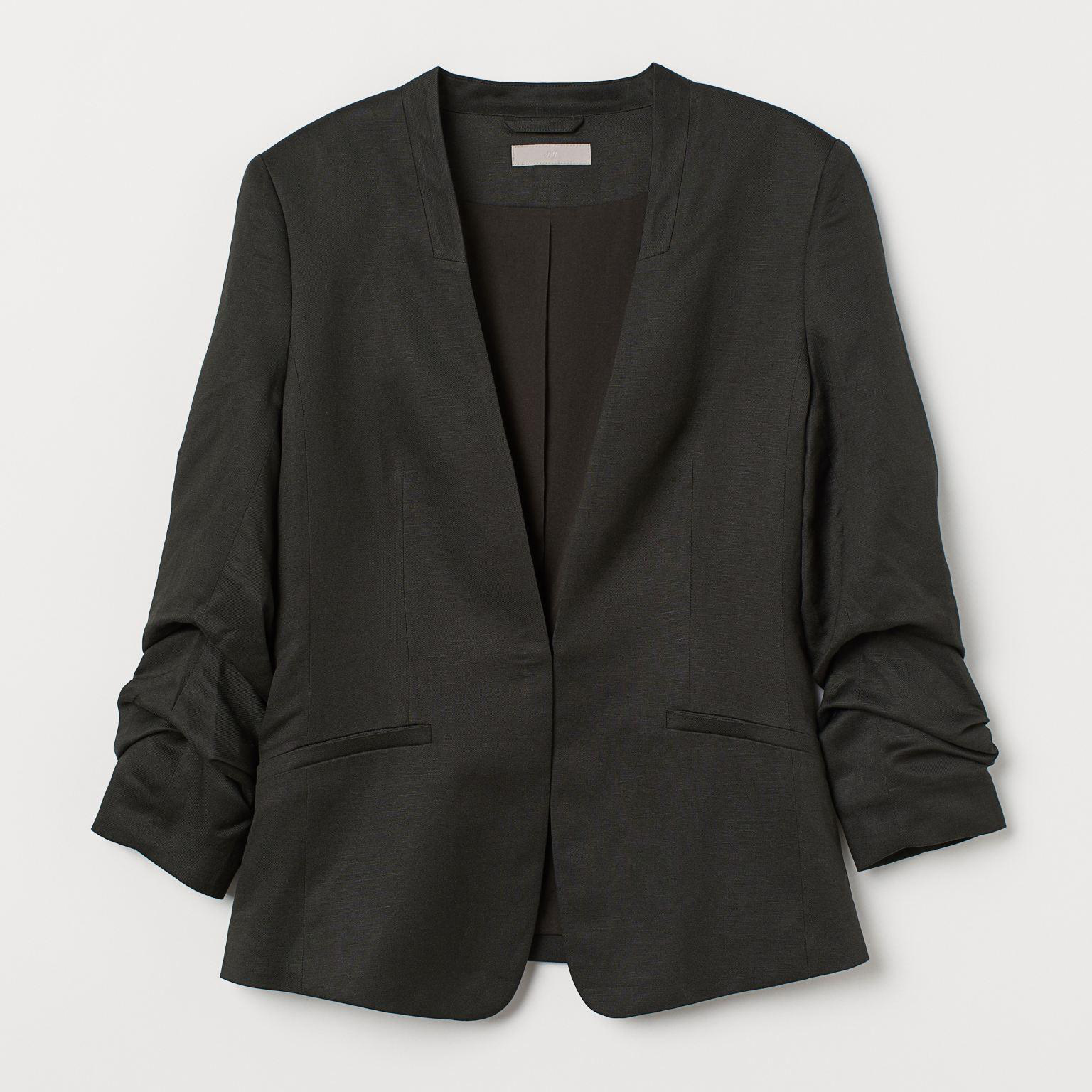 

Жакет H&M XAZ145669NUND 38 Темно-зеленый