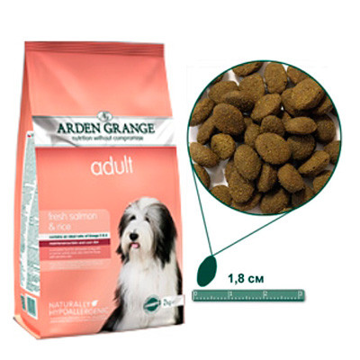 

Сухой корм для собак Arden Grange Adult Dog Salmon для собак с чувствительным пищеварением 12 кг