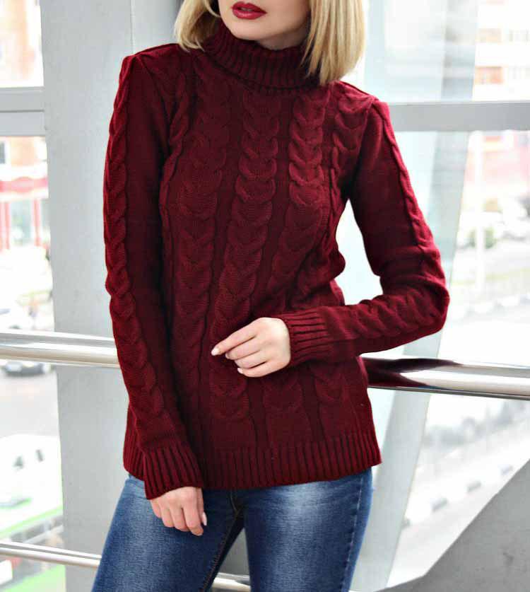

Fashions • Свитер женский с косами Жанна Fashions - бордовый (047-нс, Fashions • Свитер женский с косами Жанна Fashions 44-48 бордовый (047-нс)