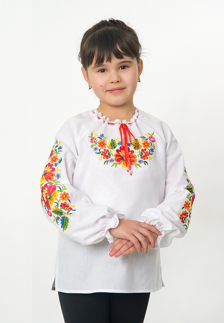 

Блузка Петриківка біла 146 см