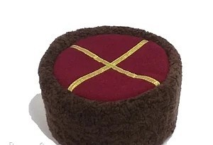 

Кубанка із овчини коричнева 58 р