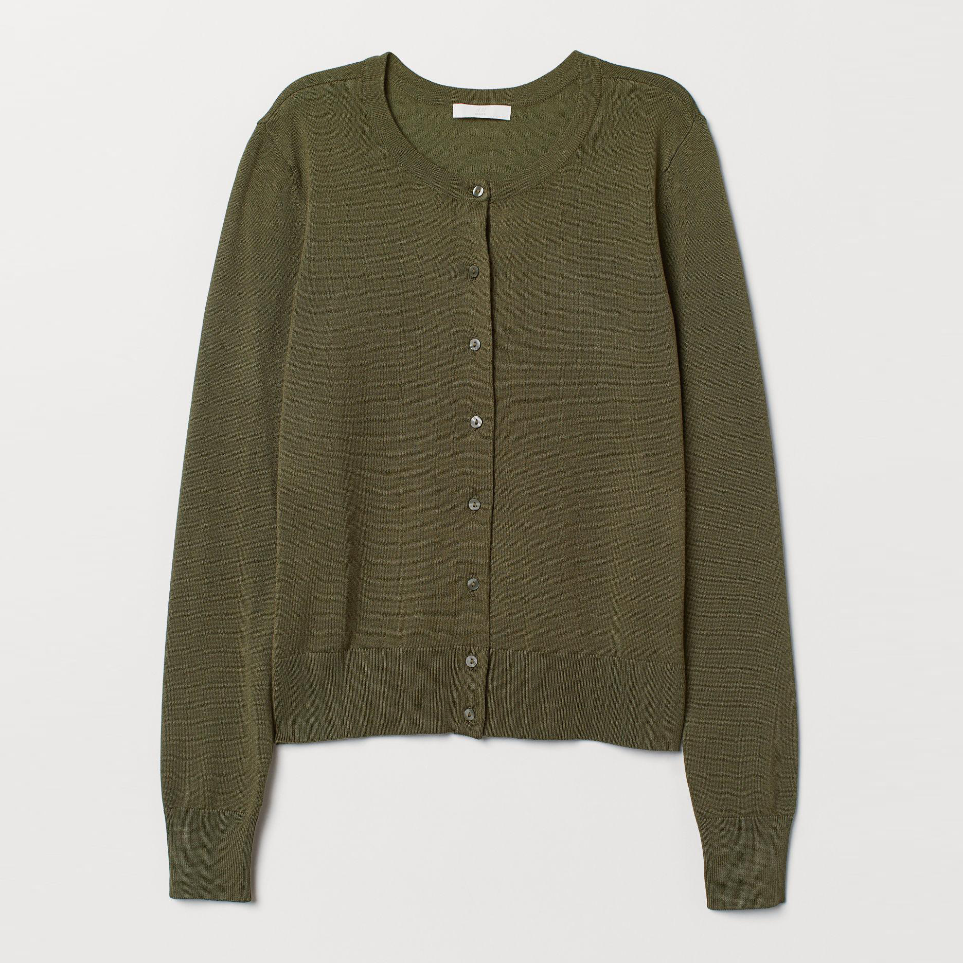 

Кардиган H&M XAZ141458VDBX S Болотный