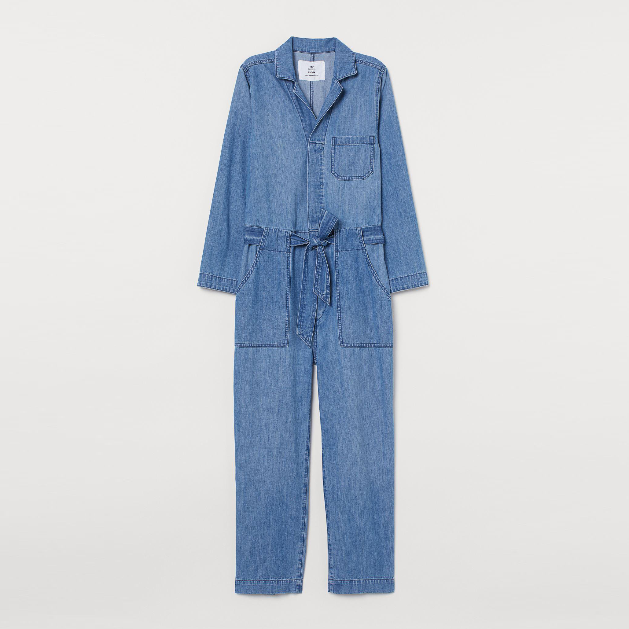 

Комбинезон джинсовый H&M XAZ207602GPBD 38 Синий