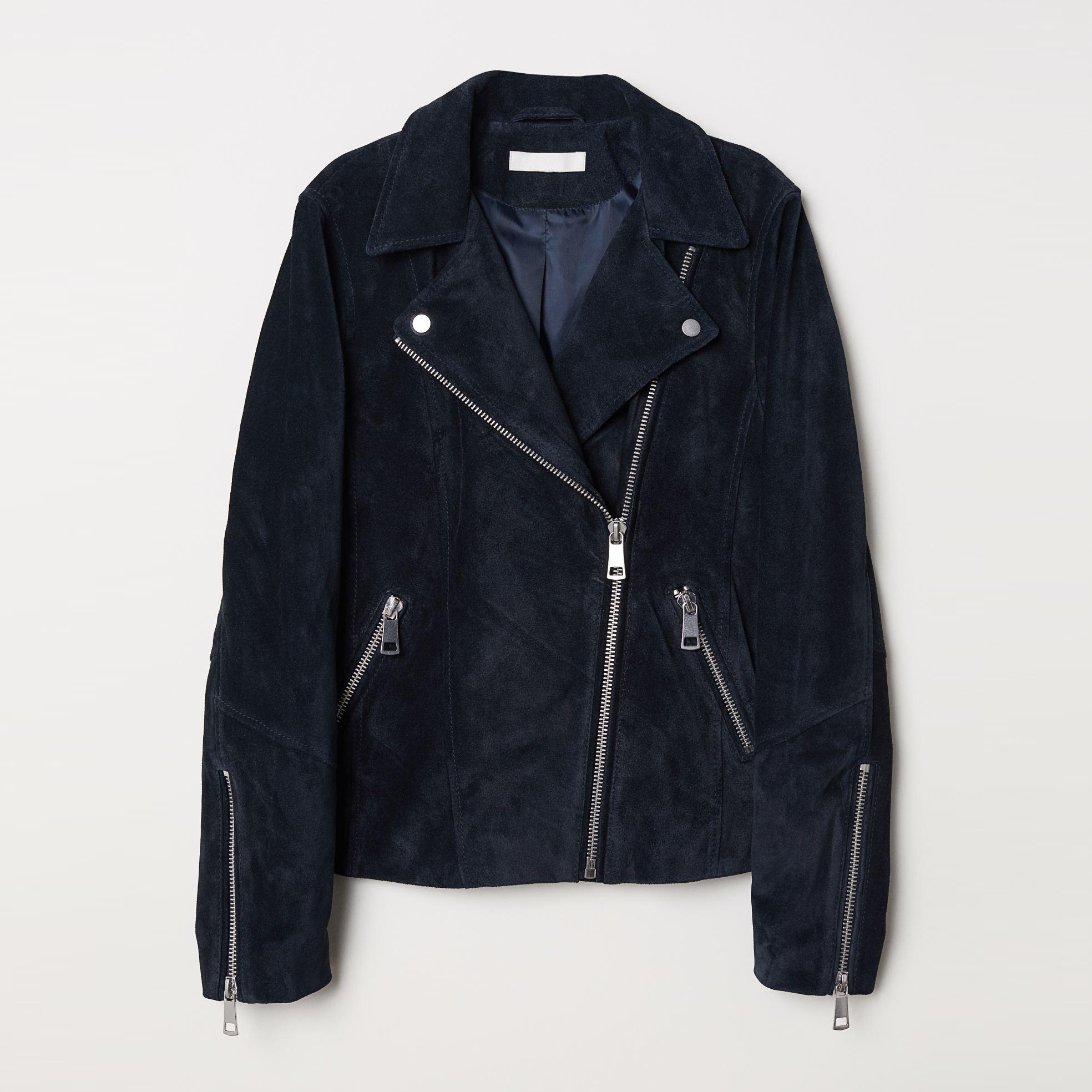 

Куртка замшевая H&M XAZ153502ZPLG 36 Черная