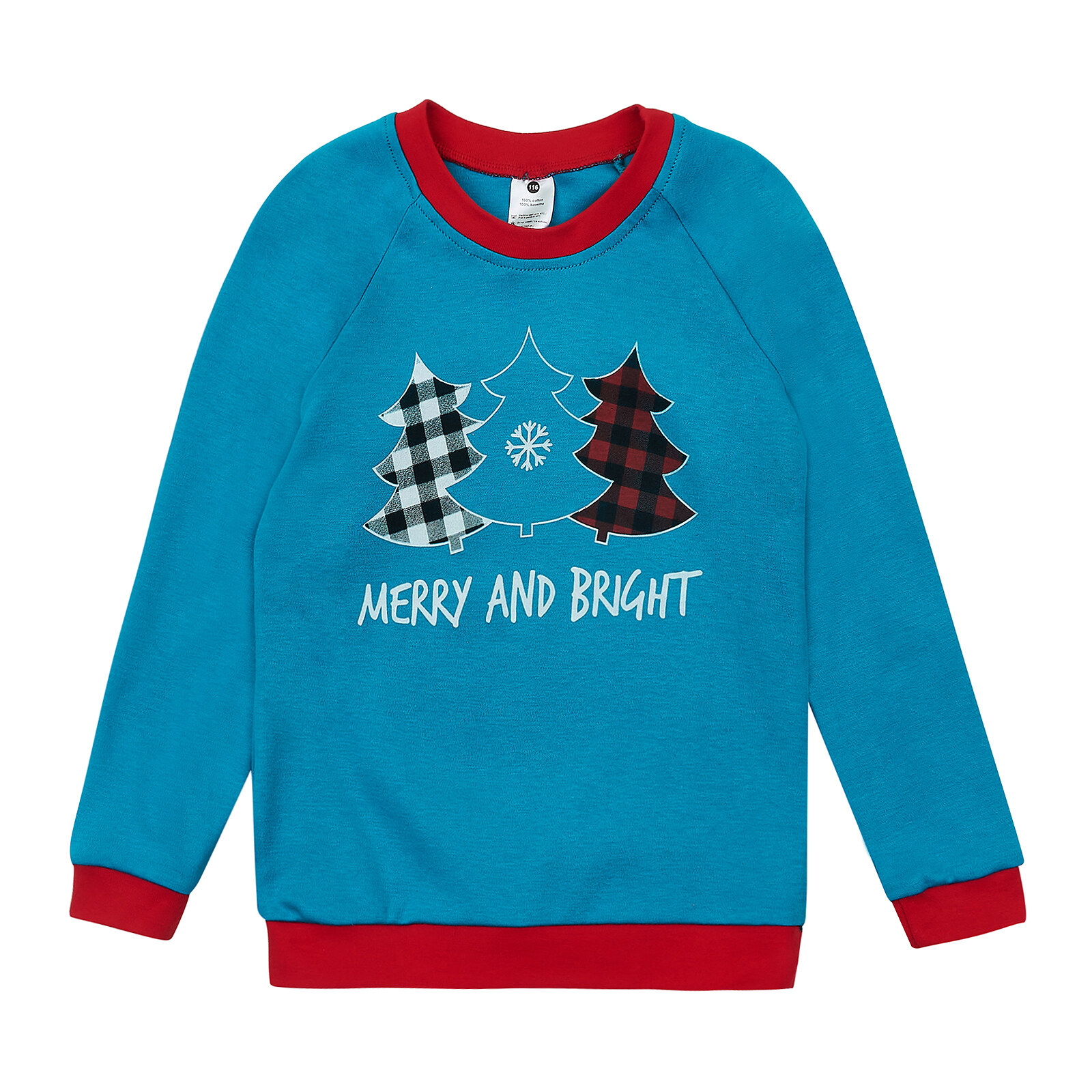 

Реглан Garnamama Christmas 21 LS 140 Голубой Красный (776847.1117122)