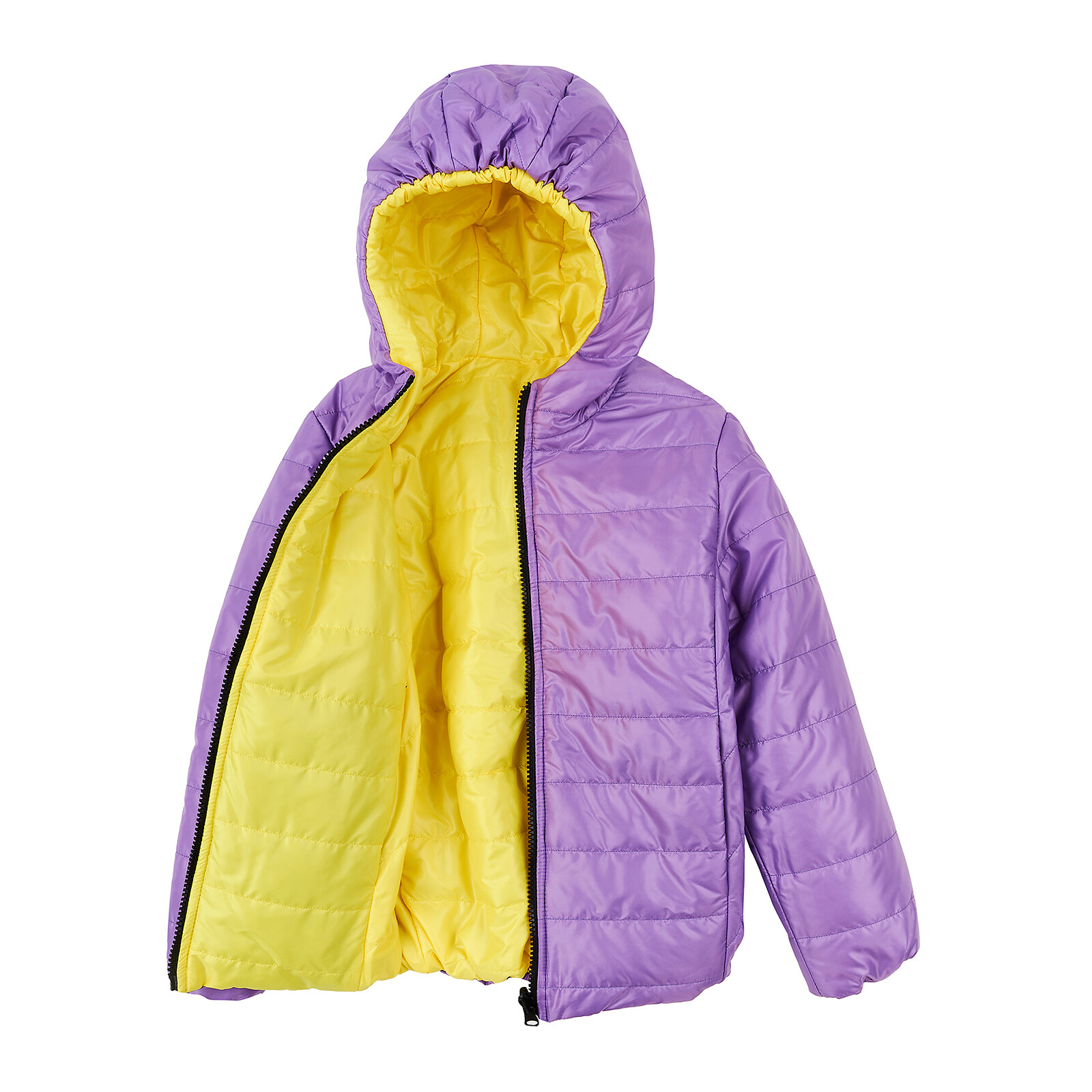

Куртка O! clothing Padded Jacket 2021 146-152 Сиреневый Желтый (825239.1177726)