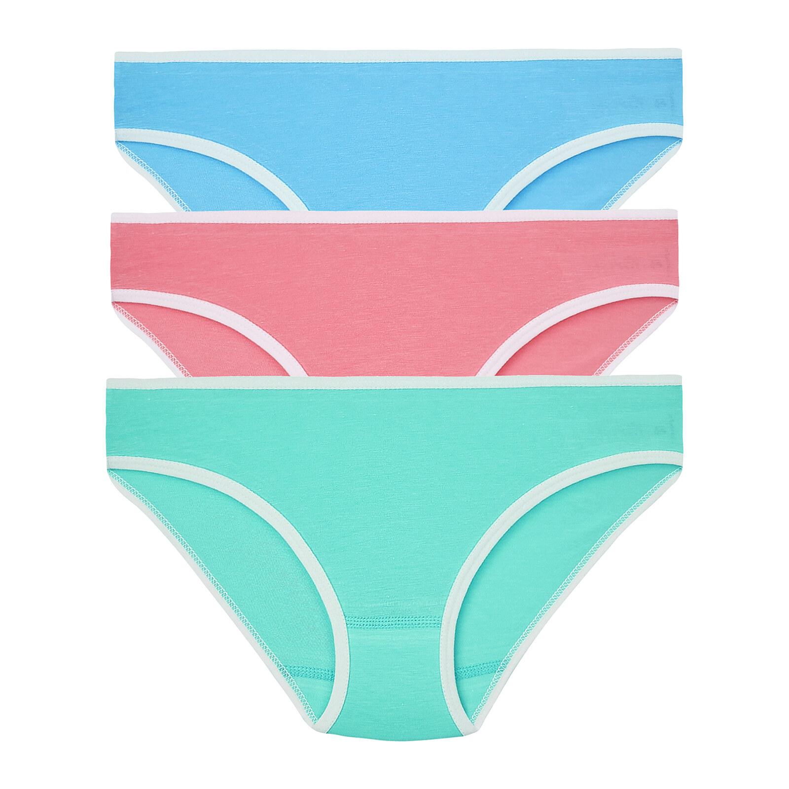 

Трусы Garnamama Basic briefs girl 3-pack 134-140 Голубой Зеленый Розовый (815190.1171572)