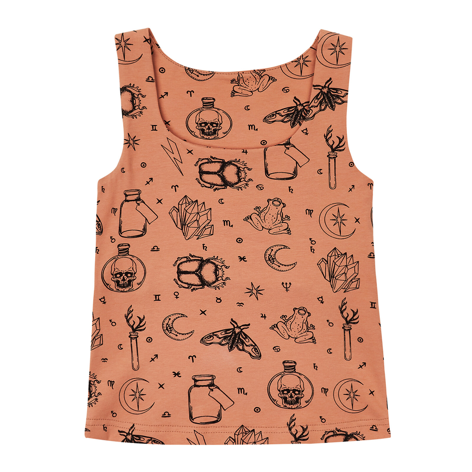 

Топ Fox & Roll Vest Tattoo 170-176 Бежевый Черный (825662.1183273)