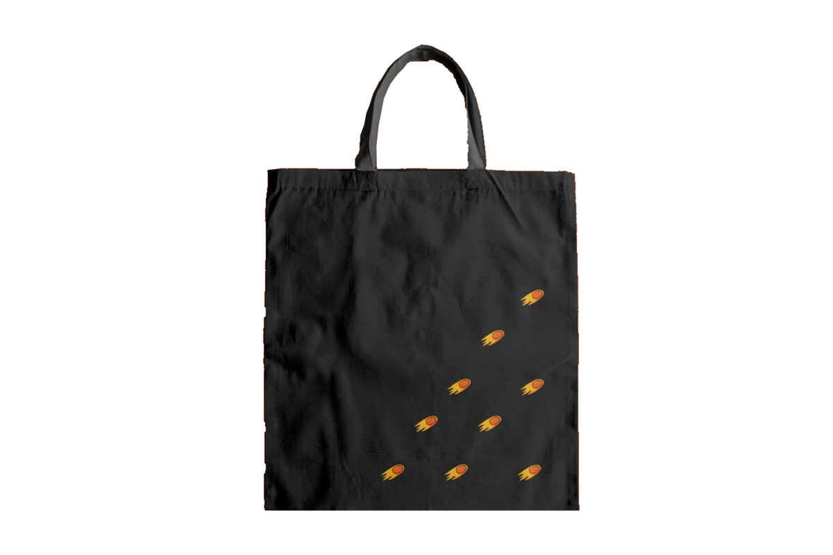 

Городская Эко Сумка Шопер ORBIFUT Кометы Черный