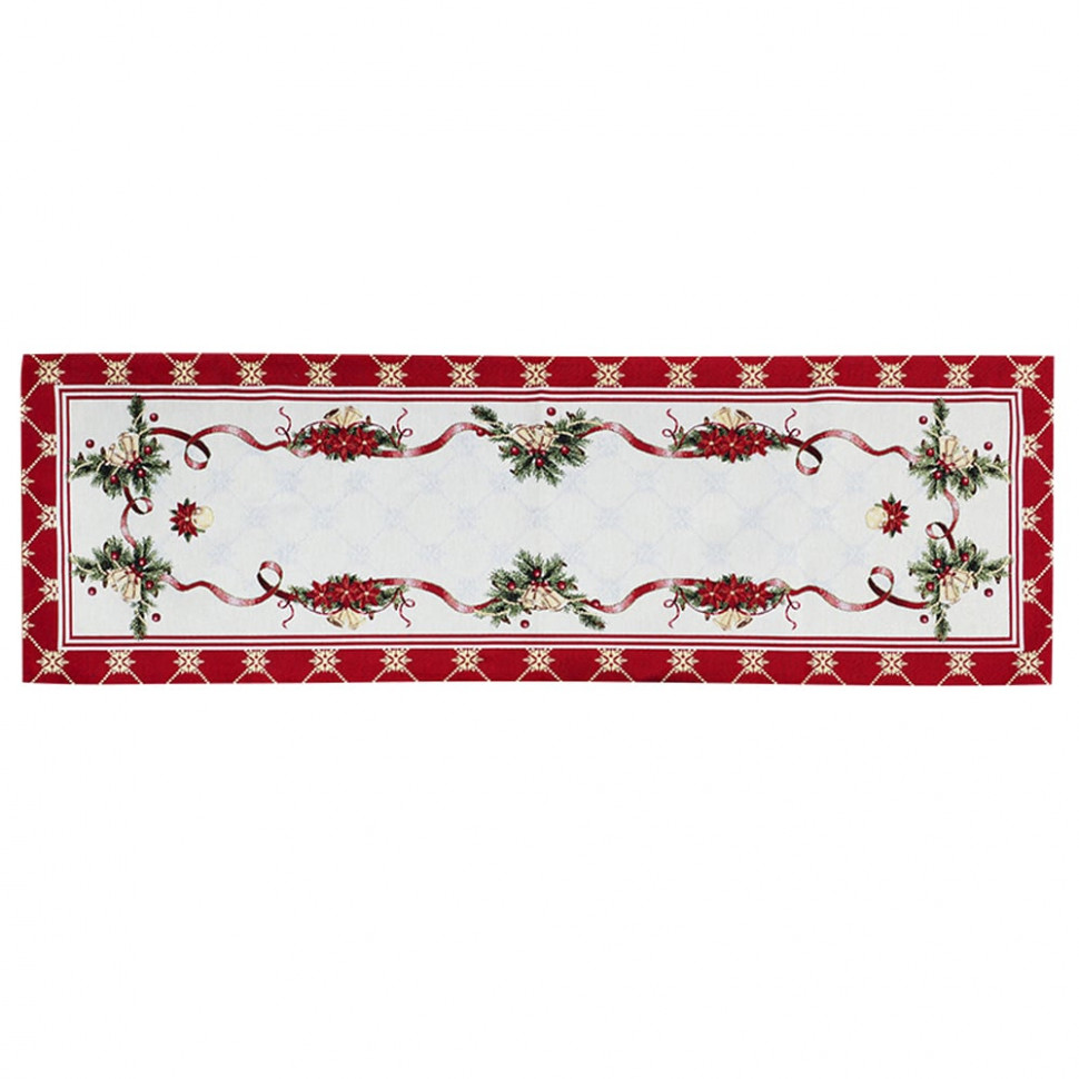 

Раннер гобеленовый Lefard новогодний с люрексом "Carpi" 47x140 см (35х100 см)