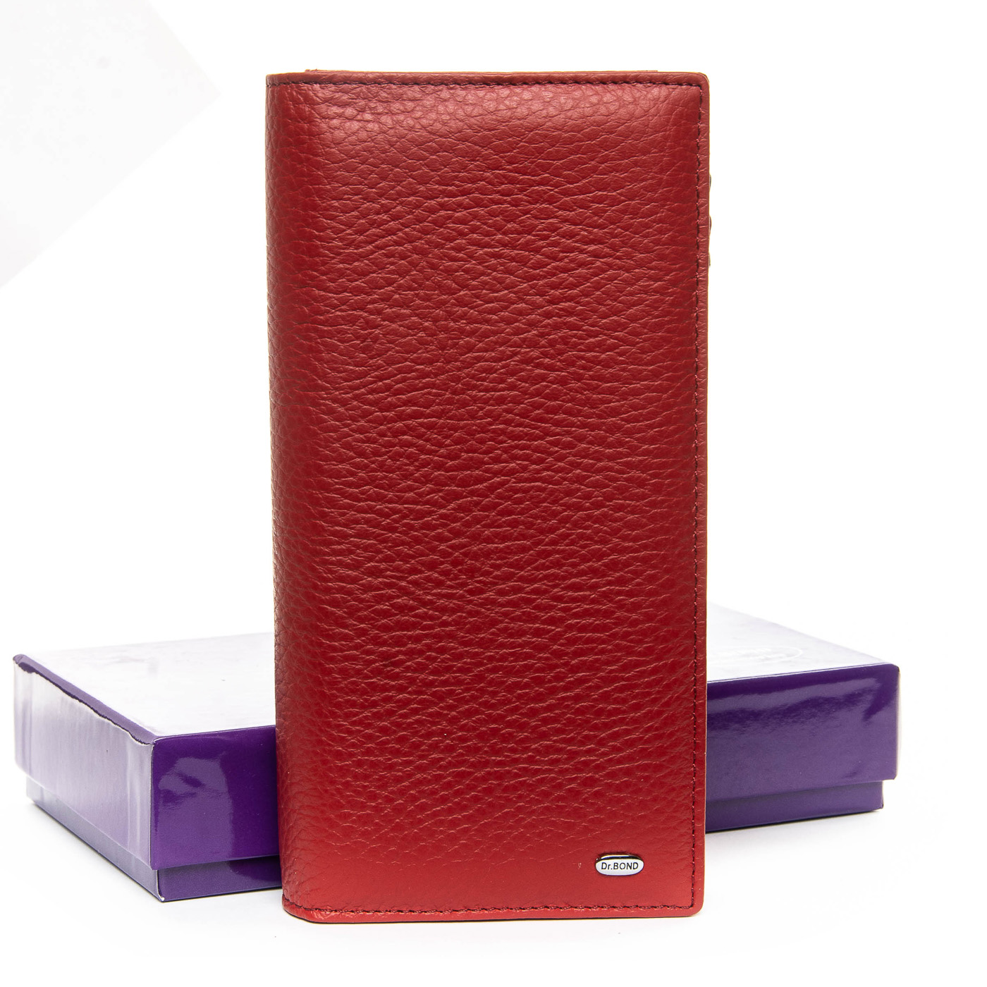 

Кожаный кошелек DR. BOND 31763 red