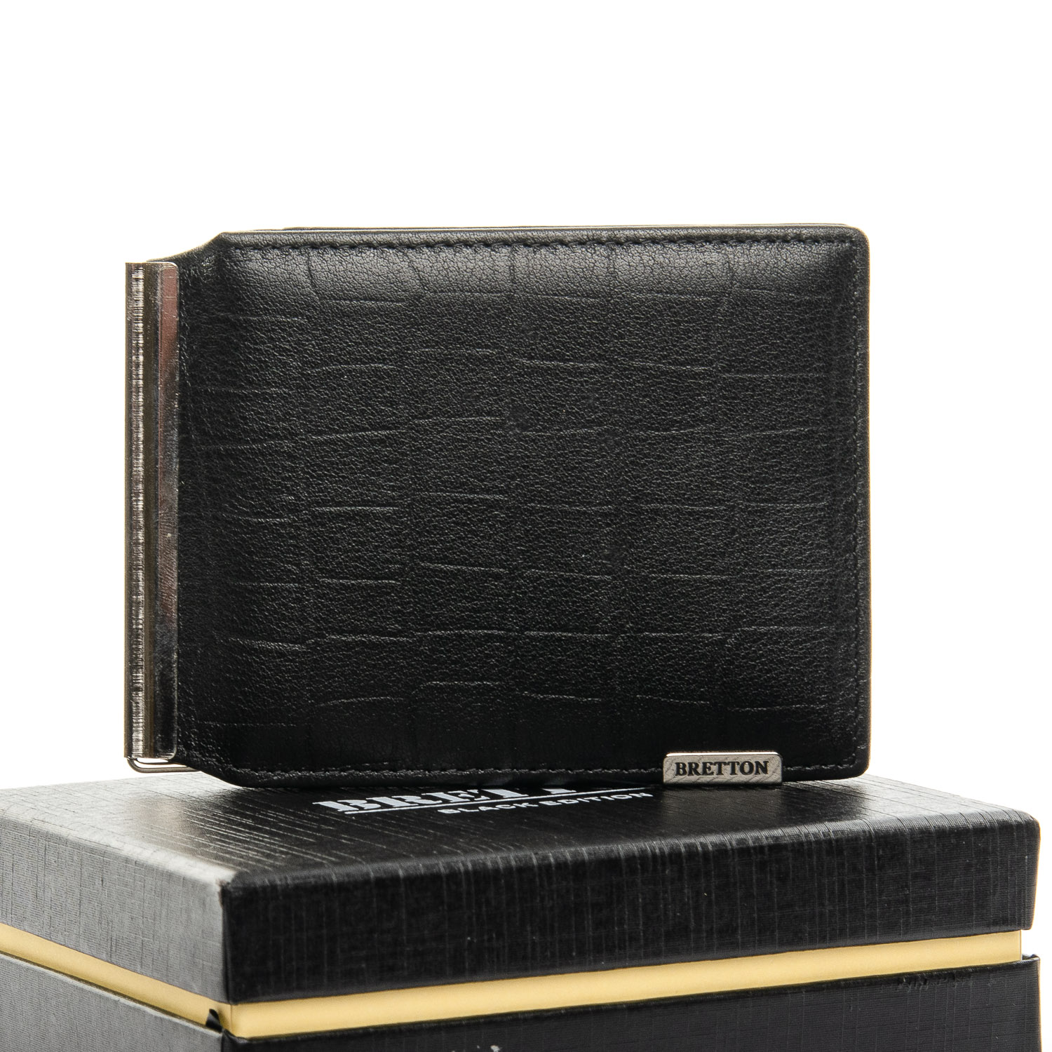 

Кошелек Crocodile кожа BRETTON M3242 black