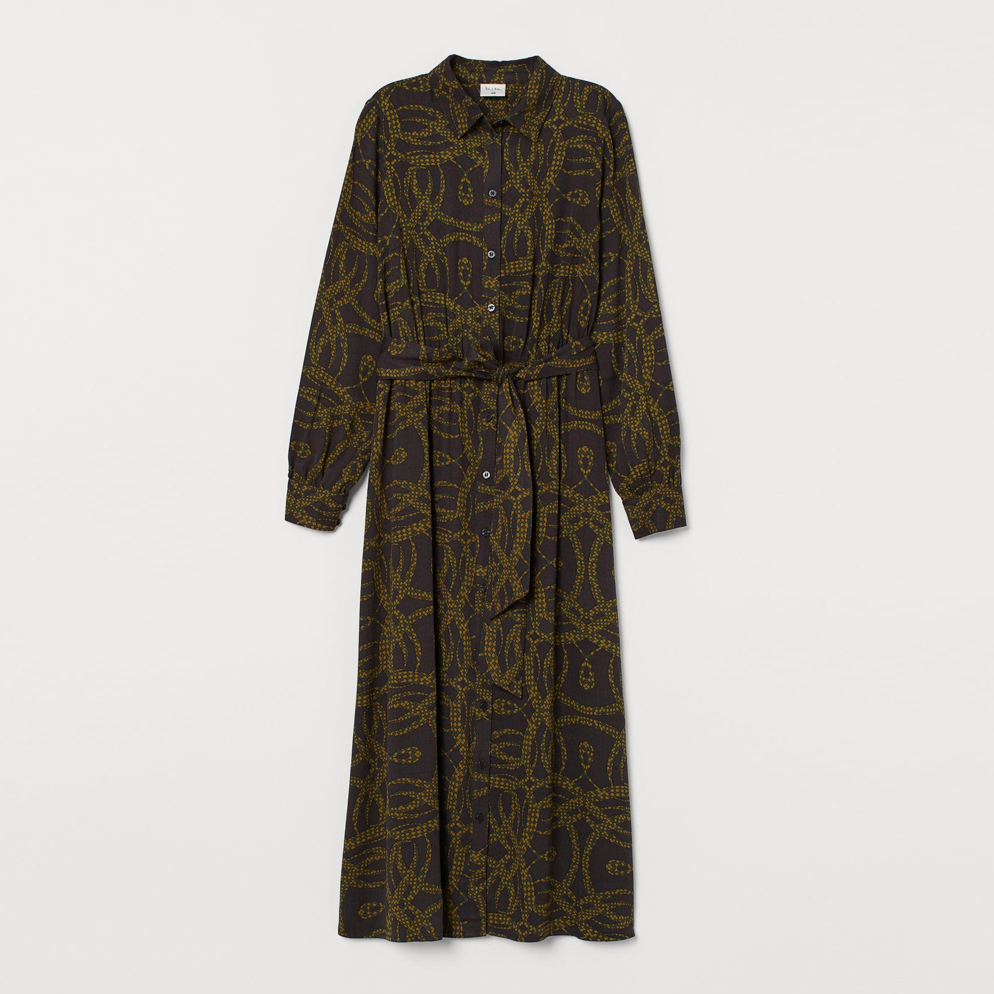 

Платье H&M XAZ177269EDNG 36 Черное с разноцветным