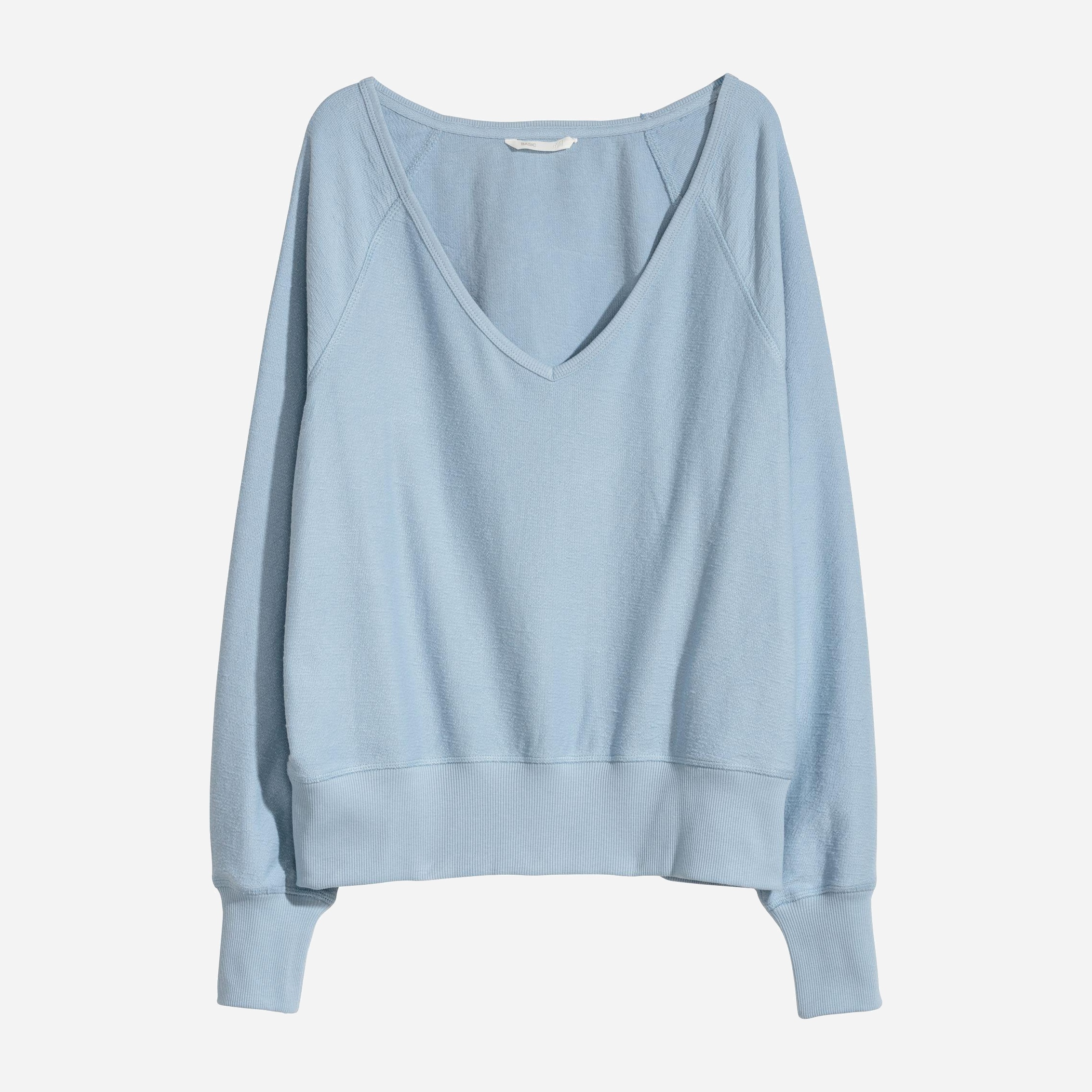 

Пуловер H&M XAZ203175QLRU S Голубой