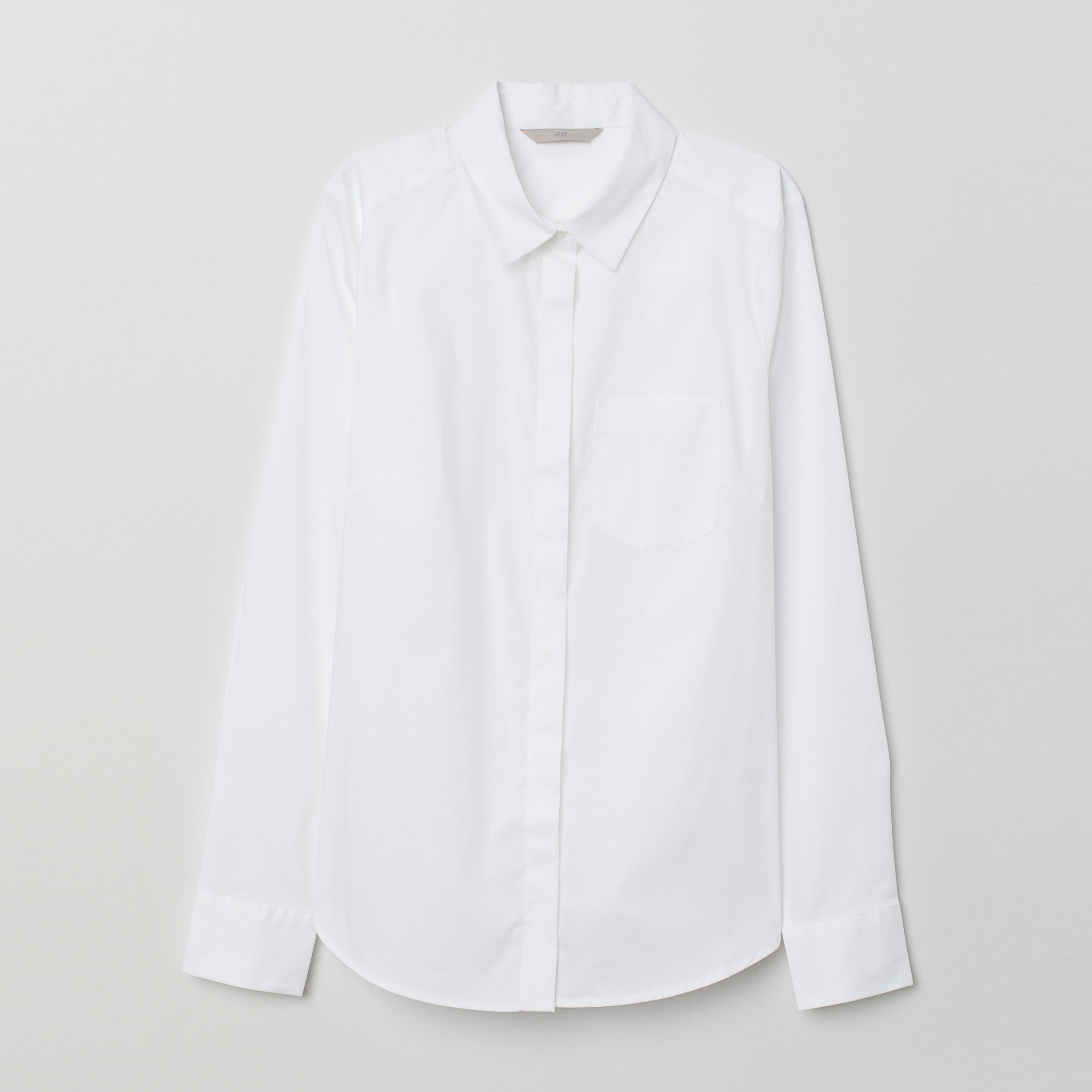 

Рубашка H&M XAZ141097EQTG 46 Белая