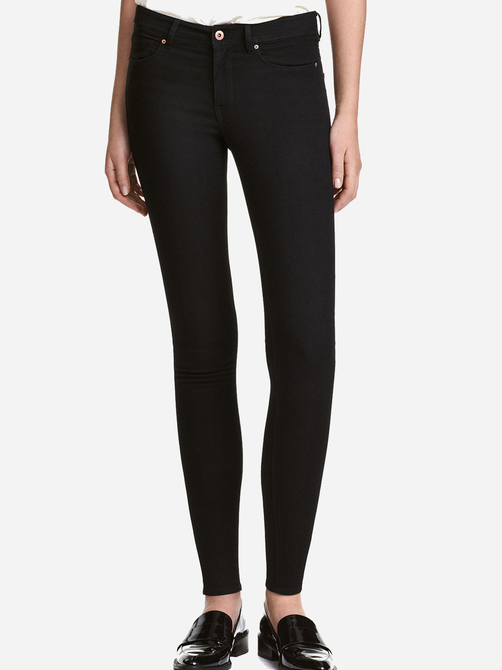 

Джинсы H&M 41651143  Черные, Джинсы H&M 41651143 38 Черные