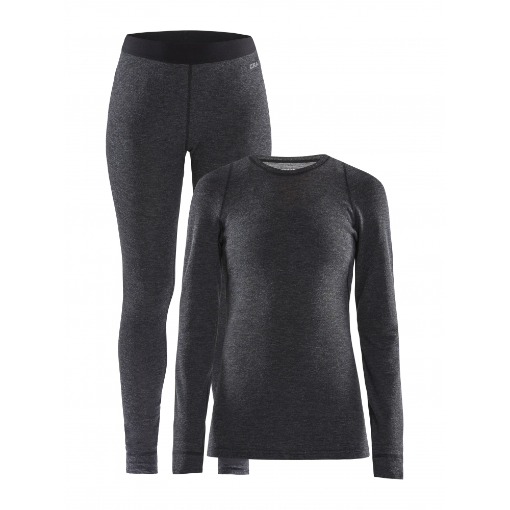 

Комплект термобілизни Craft Merino 180 Set Woman розмір XS колір 998000
