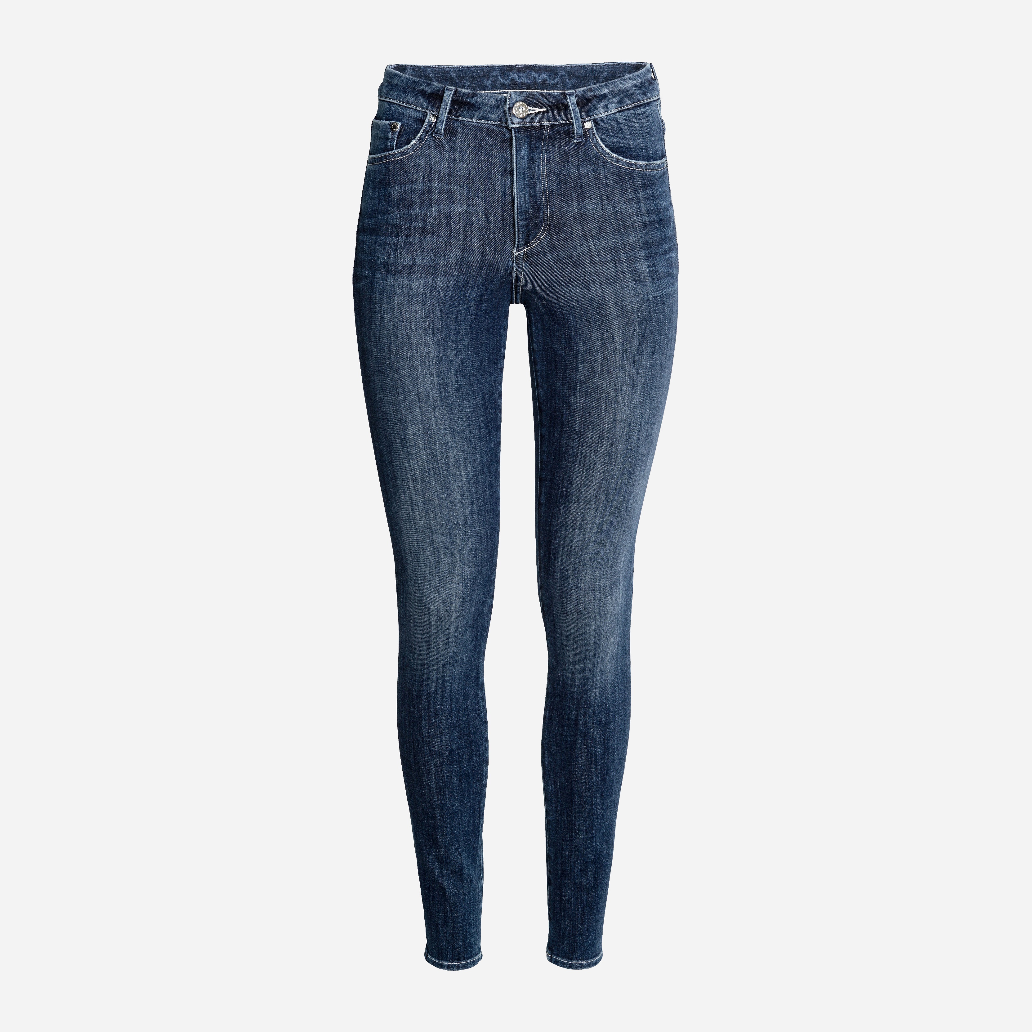 

Джинсы H&M 4170334-AAQJ 24-30 Темно-синие