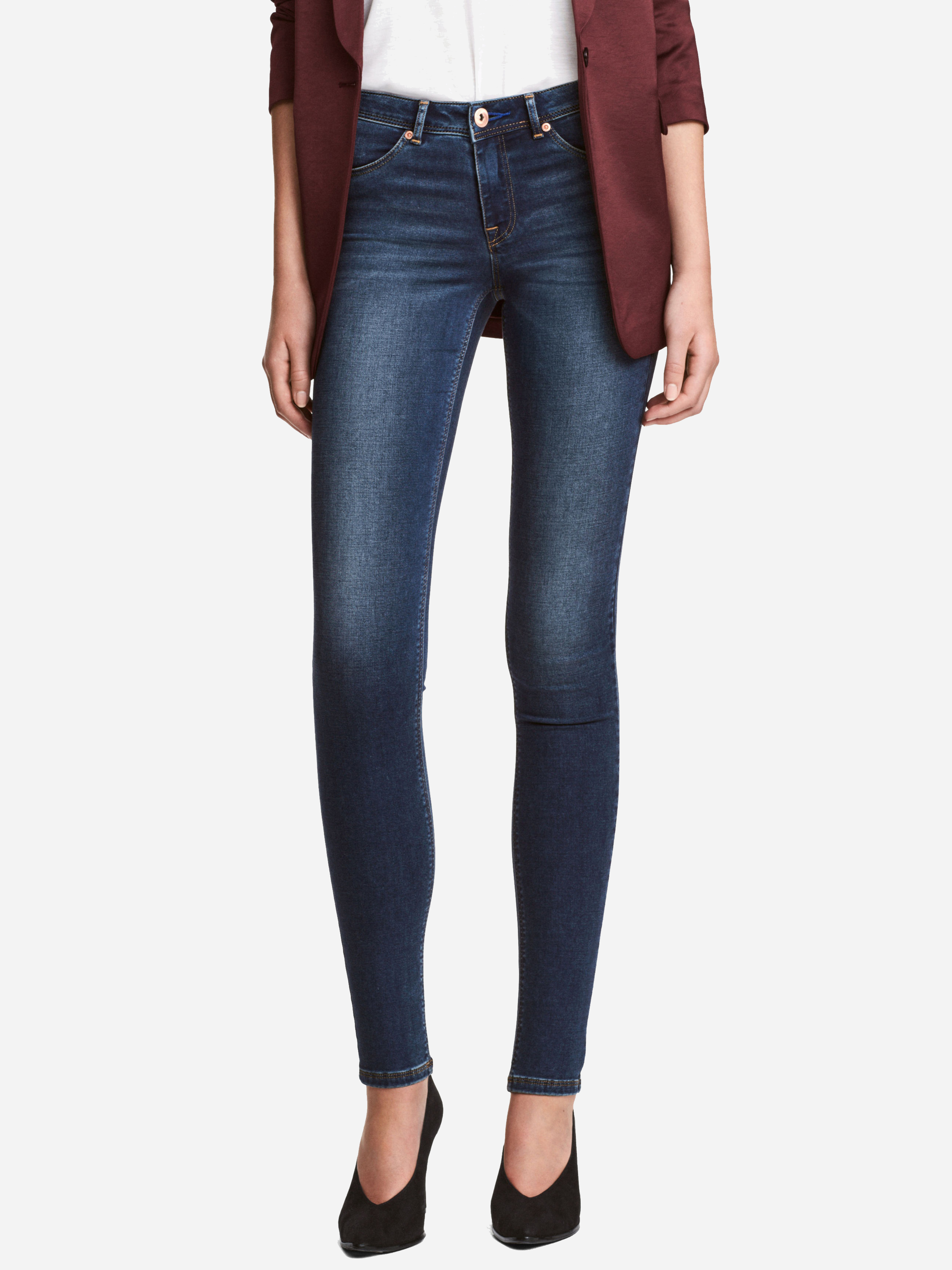 

Джинсы H&M 4002464-AAQJ 26-34 Темно-синие