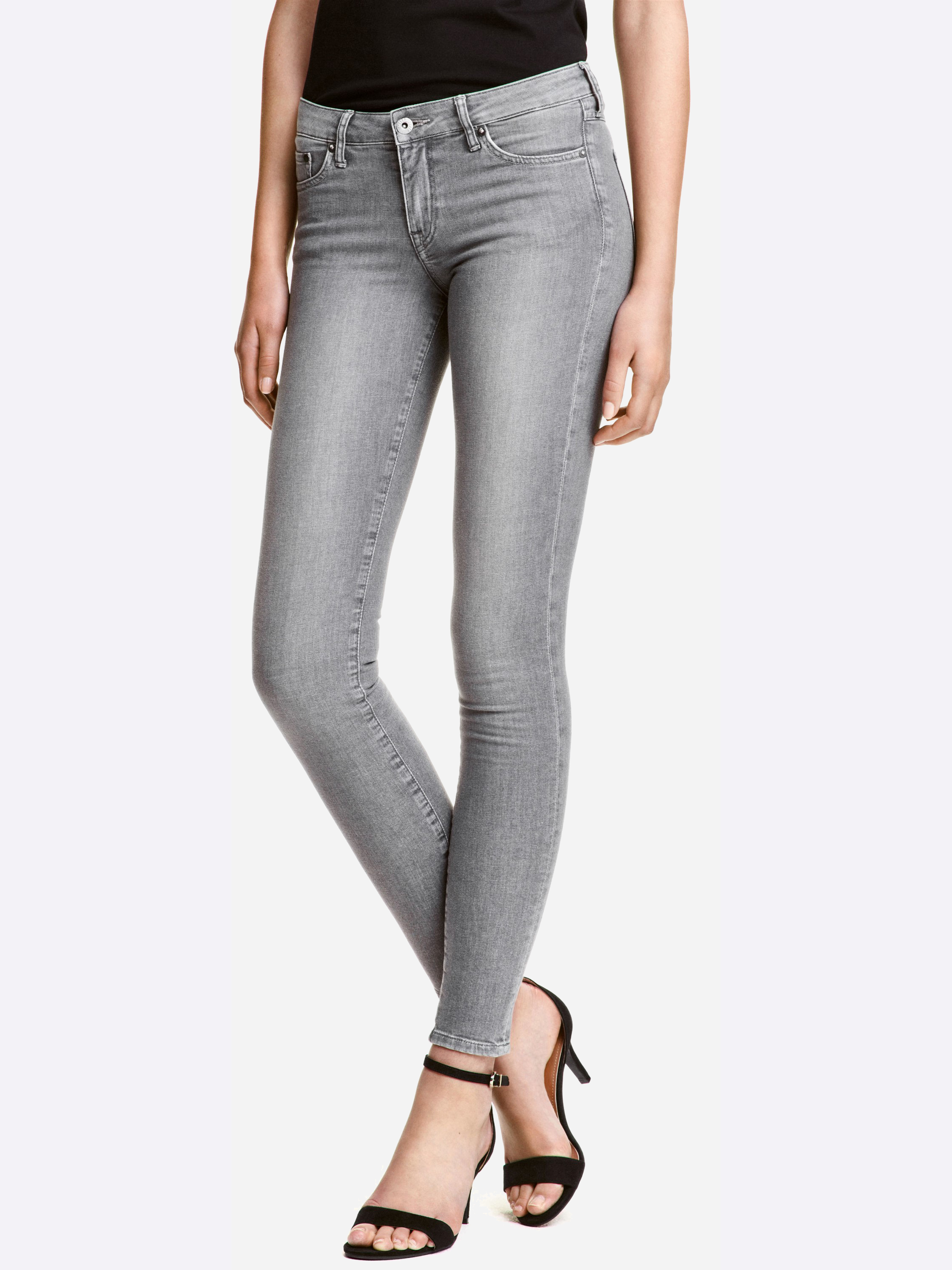 

Джинсы H&M 03WPH87 24/30 Серые