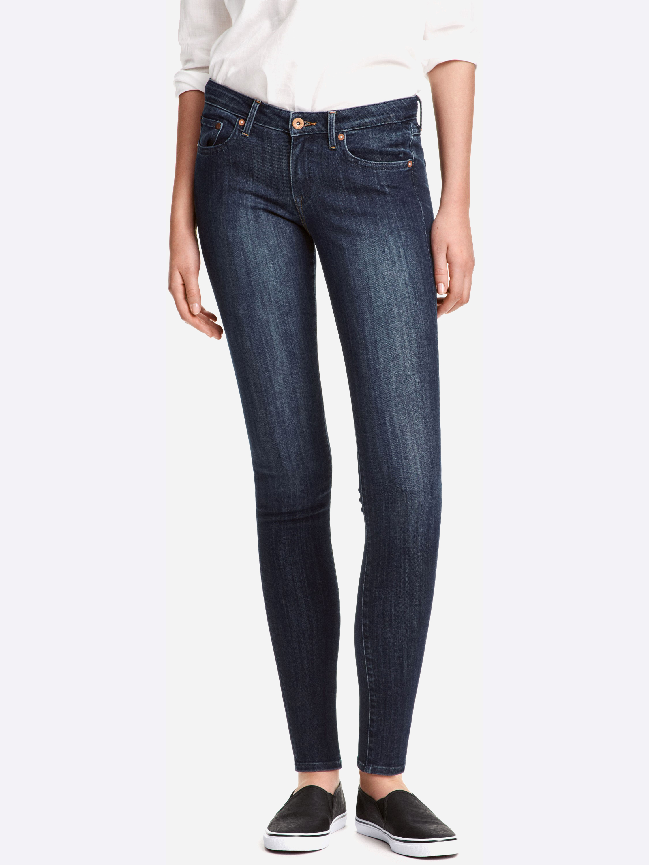 

Джинсы H&M 03WPH87 25/34 Темно-синие