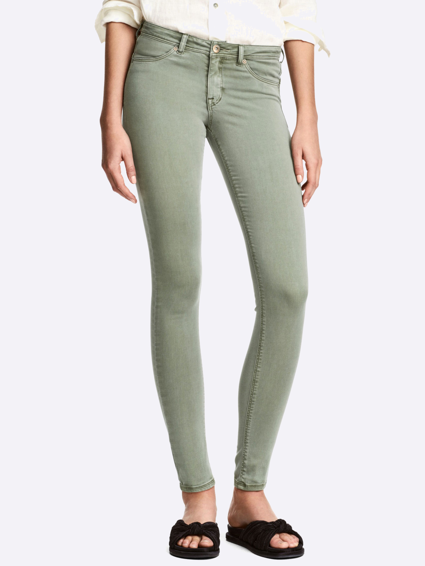 

Джинсы H&M 2hm044400172 29/32 Зеленые