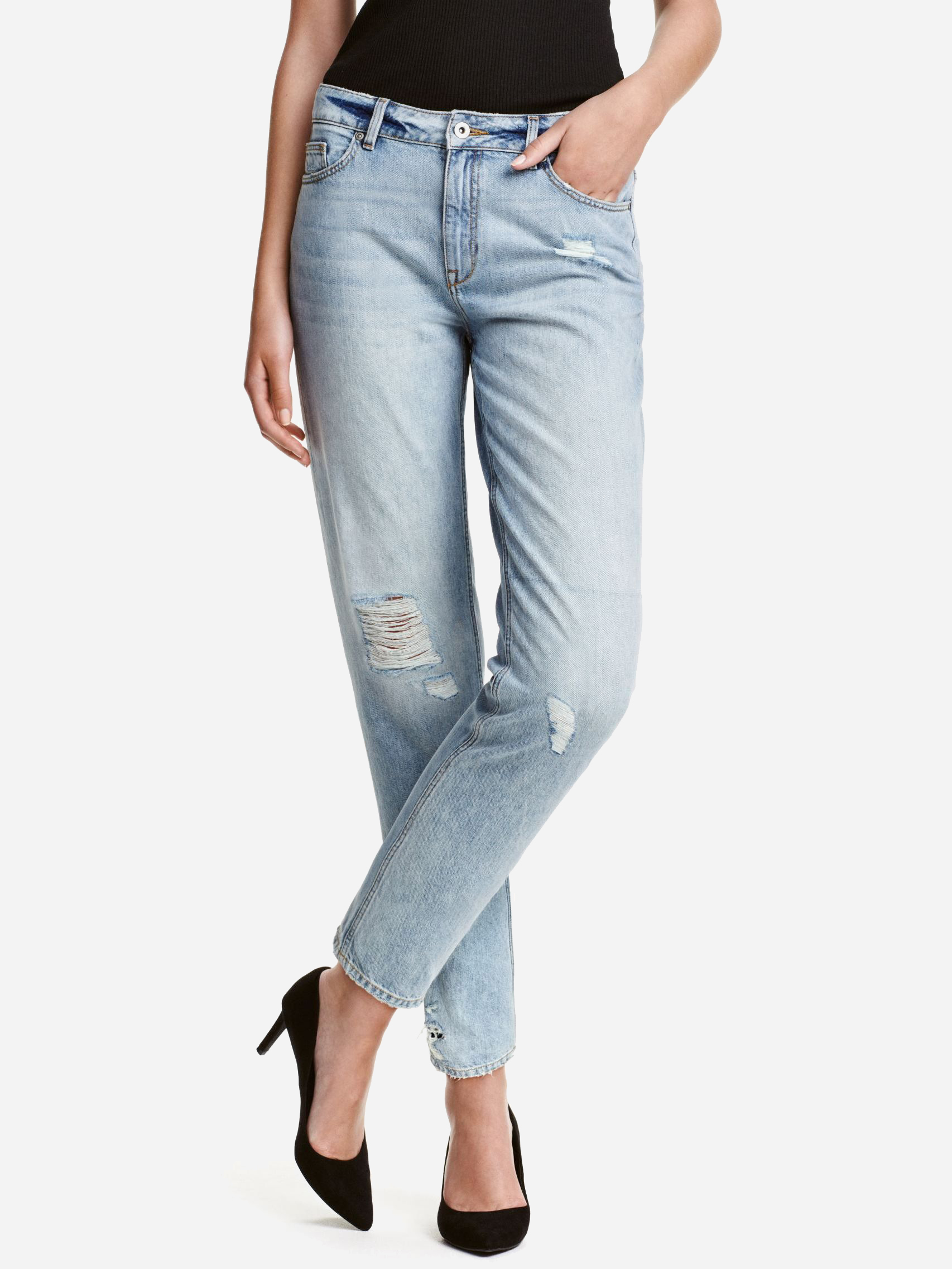 

Джинсы H&M Divided 05-0357218-4 38 Светло-голубые (СА2000001597828)