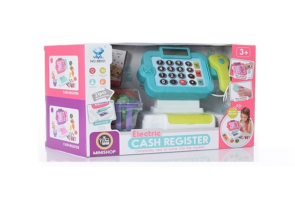 

Игровой набор Кассовый аппарат Bambi 66101-66103 голубой (BAM005183)
