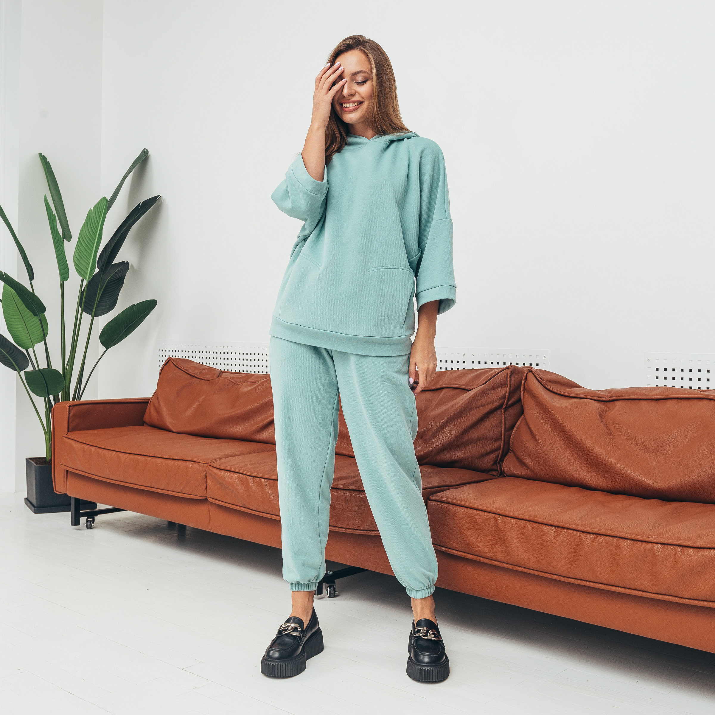 

Спортивный костюм "Mint" Verve' mint  мятного цвета, Спортивный костюм "Mint" Verve's mint S мятного цвета