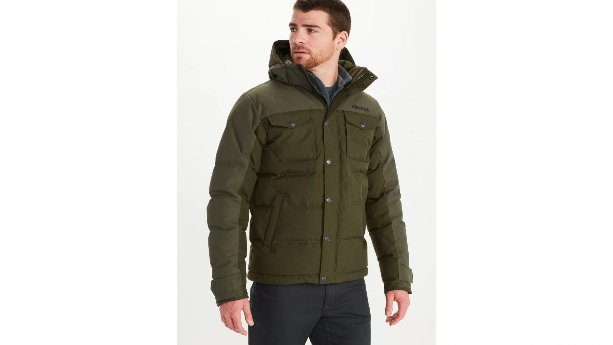 

Пуховик Marmot Fordham Down Jacket (размер XXLarge, цвет Nori)