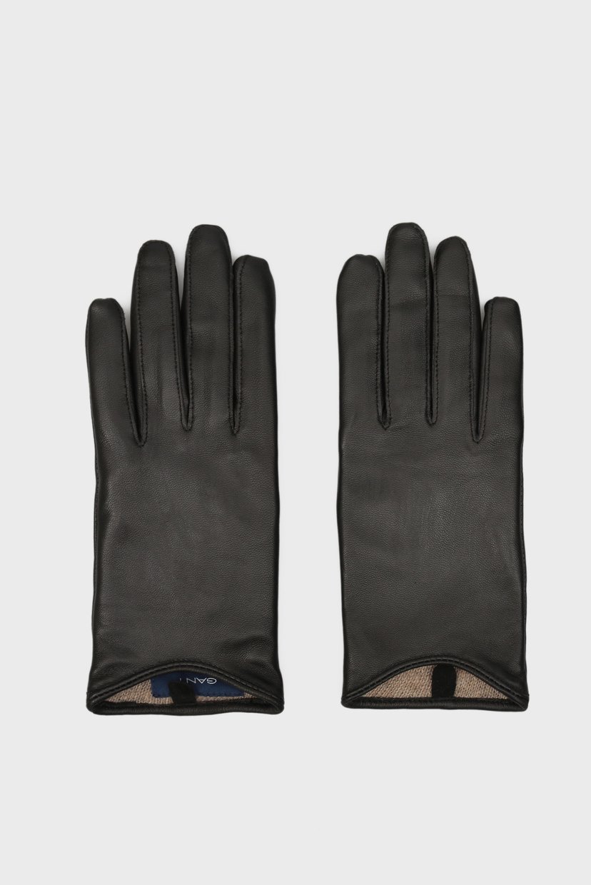

Женские черные кожаные перчатки LEATHER GLOVES Gant M 4930068