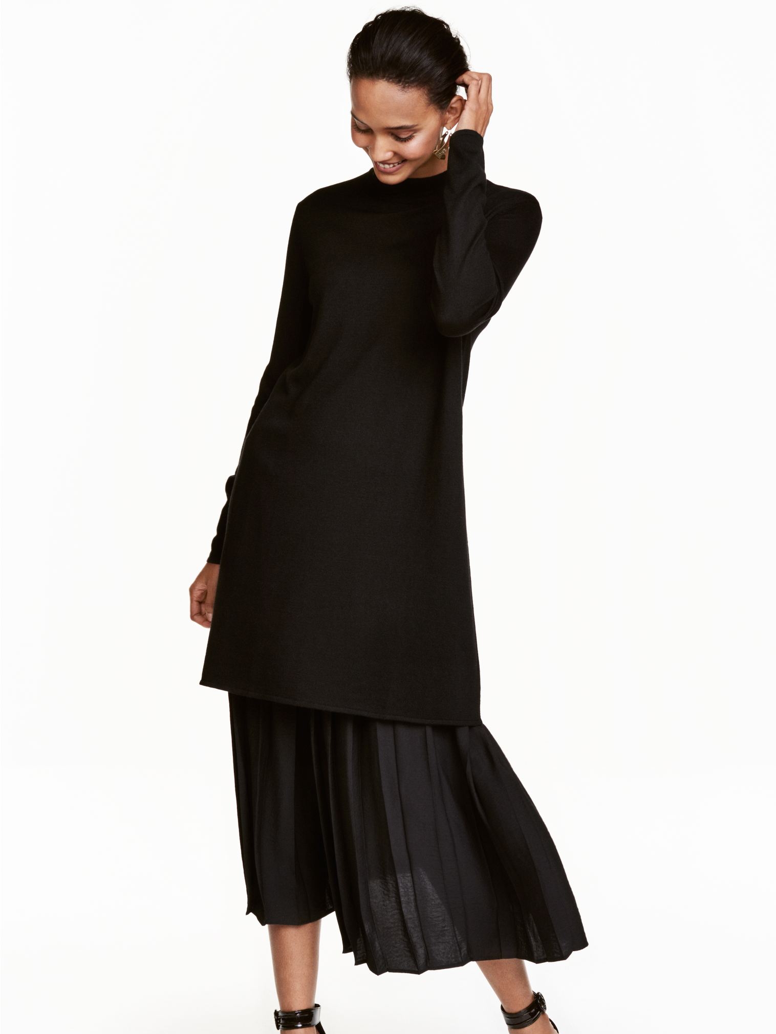 

Туника H&M 8277066  Черная, Туника H&M 8277066 XS Черная