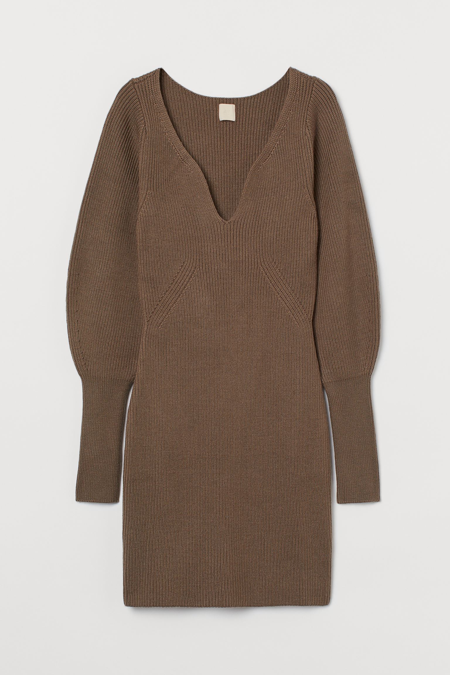 

Платье H&M L коричневый 4048480252