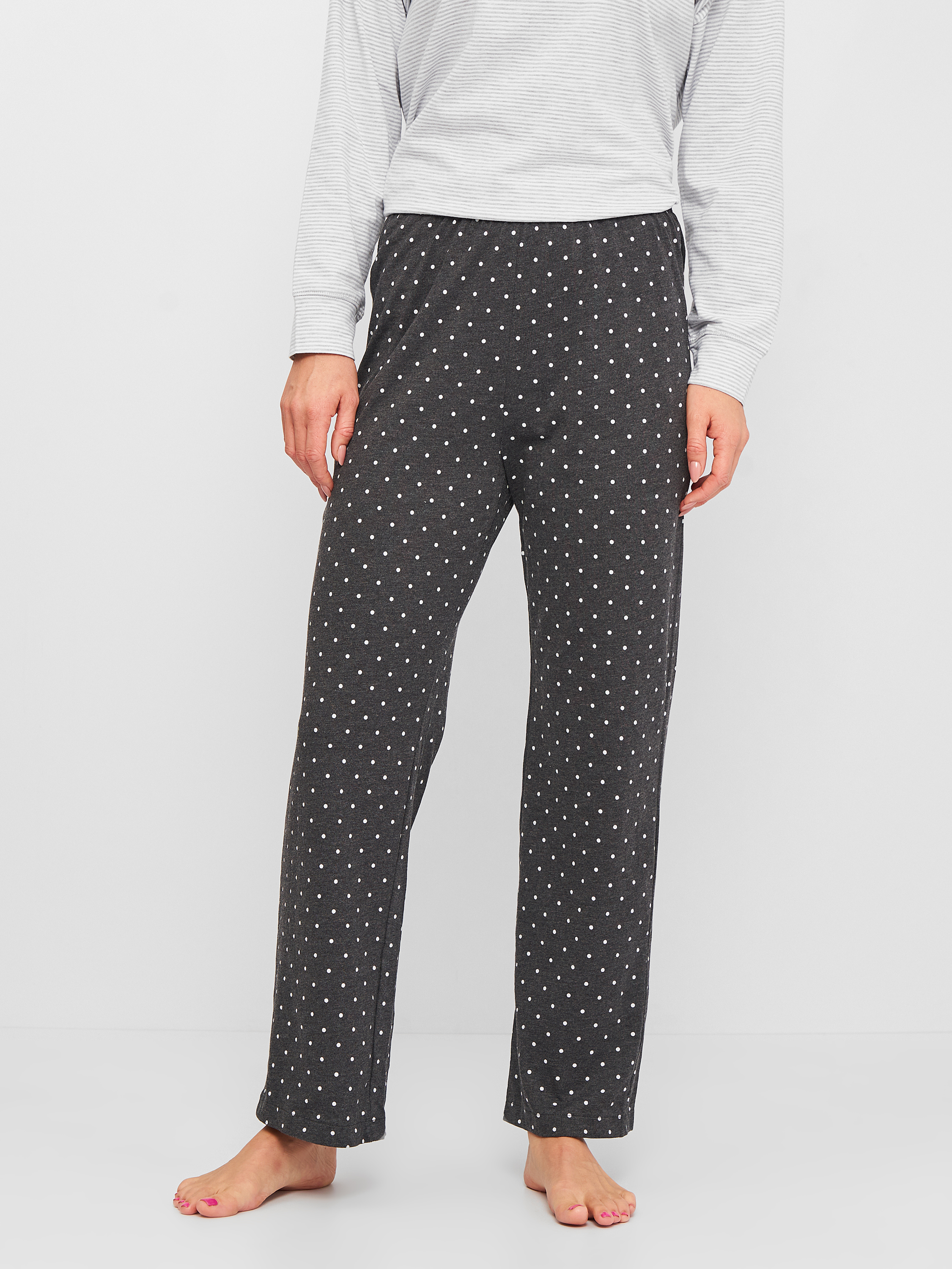 

Брюки для сна H&M XS темно серый горох 23079439532