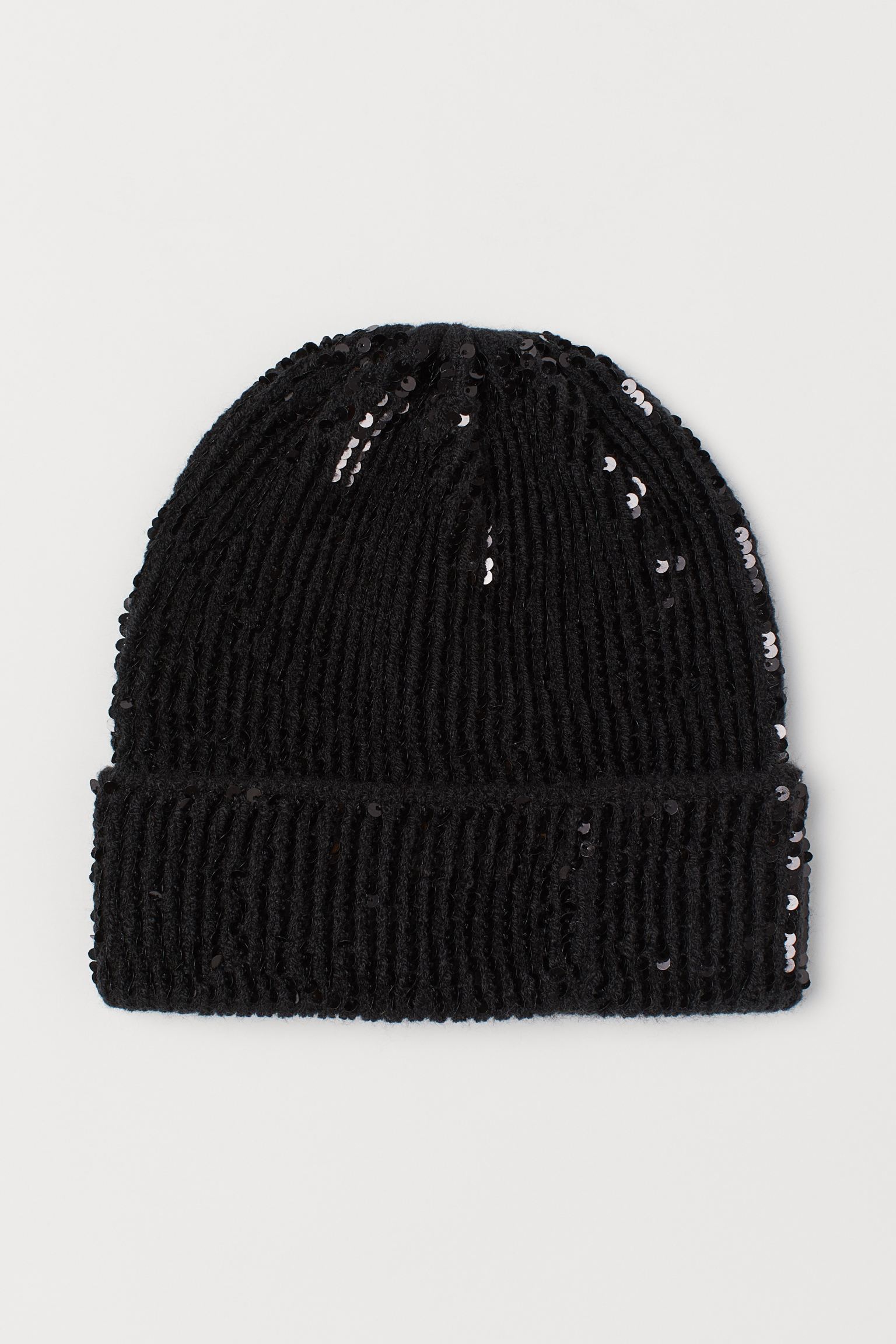 

Шапка H&M 52 58 черный пайетки 110805683