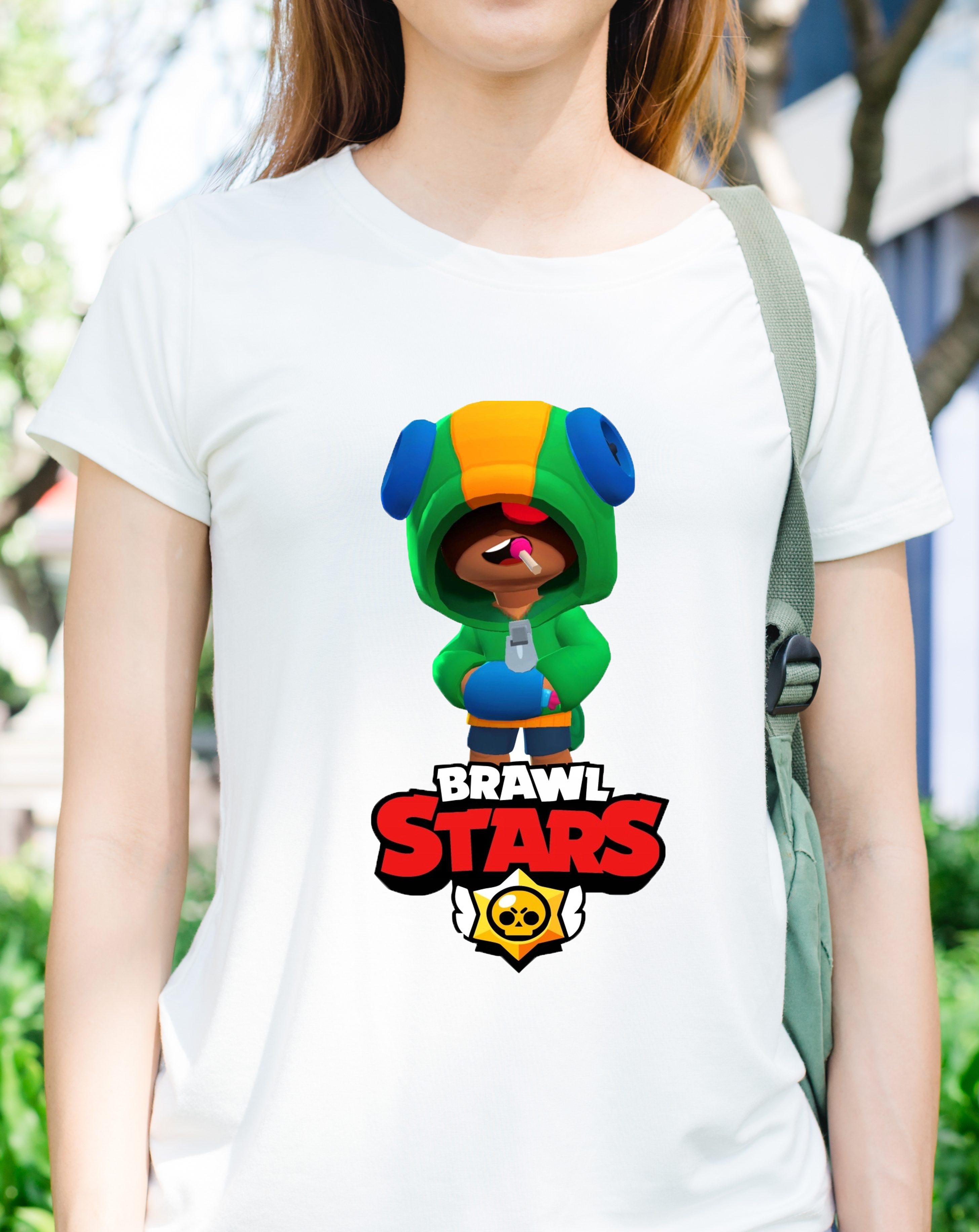 

Футболка хлопковая Fruit of the Loom BRAWL STARS Белая 128 см FBSGV128