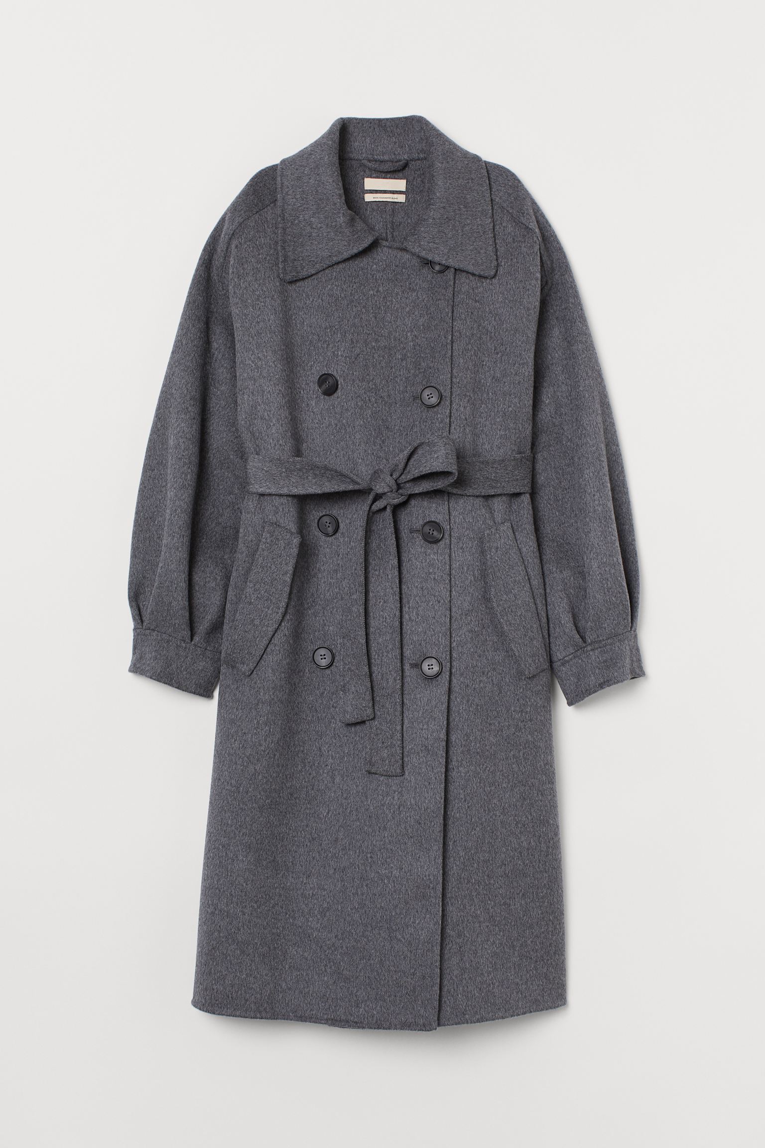 

Пальто H&M  серый 4109163063, Пальто H&M XS серый 4109163063