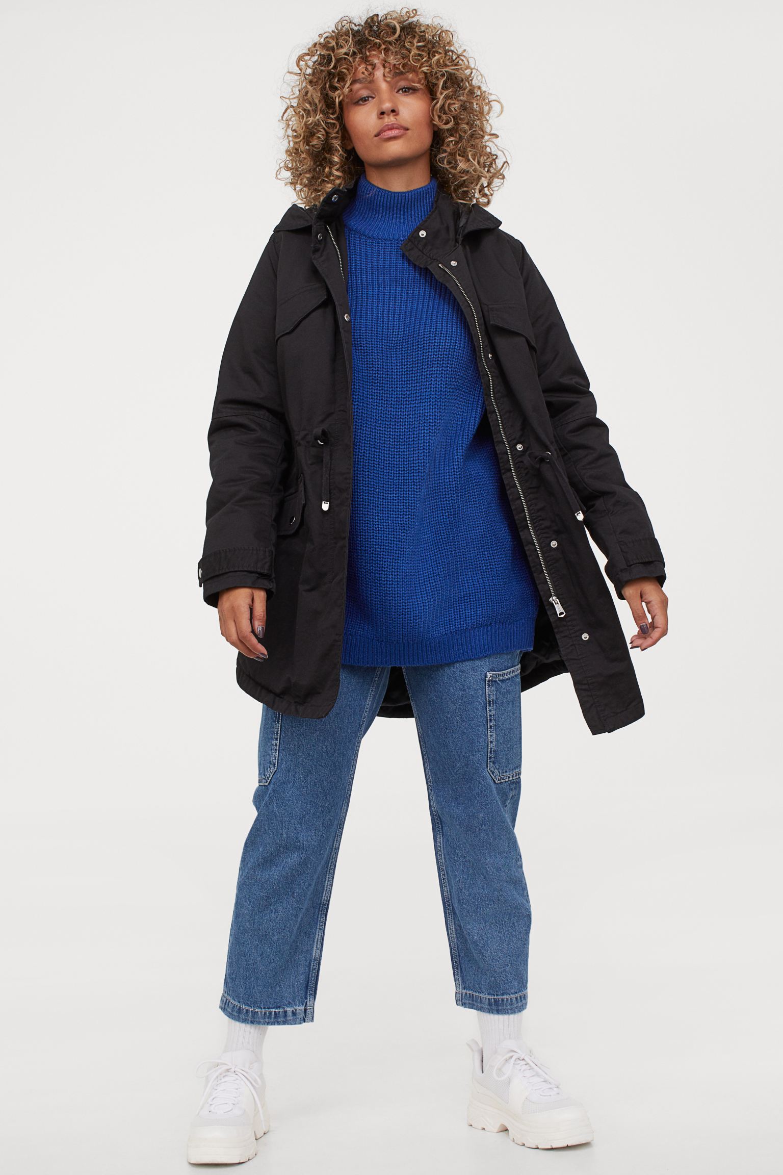 

Парка H&M  черный 29078681342, Парка H&M S черный 29078681342