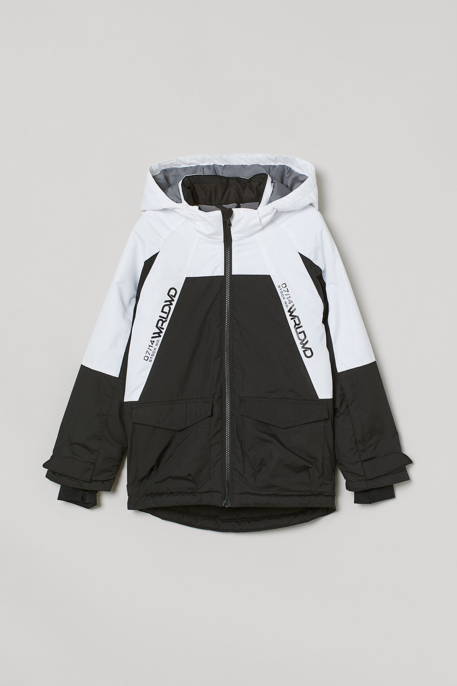 

Куртка лыжная H&M 158см черно белый 5108420702