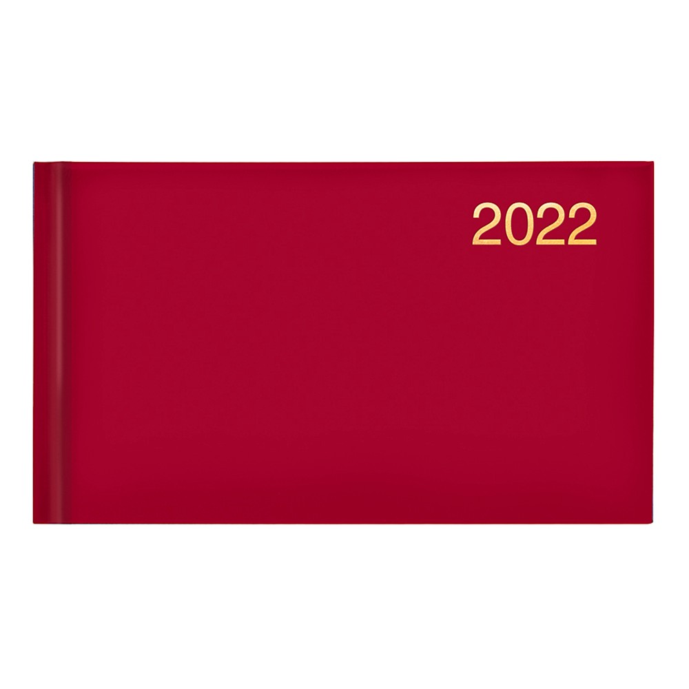 

Еженедельник датированный Brunnen Miradur trend 2022 А6 144 страницы красный (73-755 64 202)
