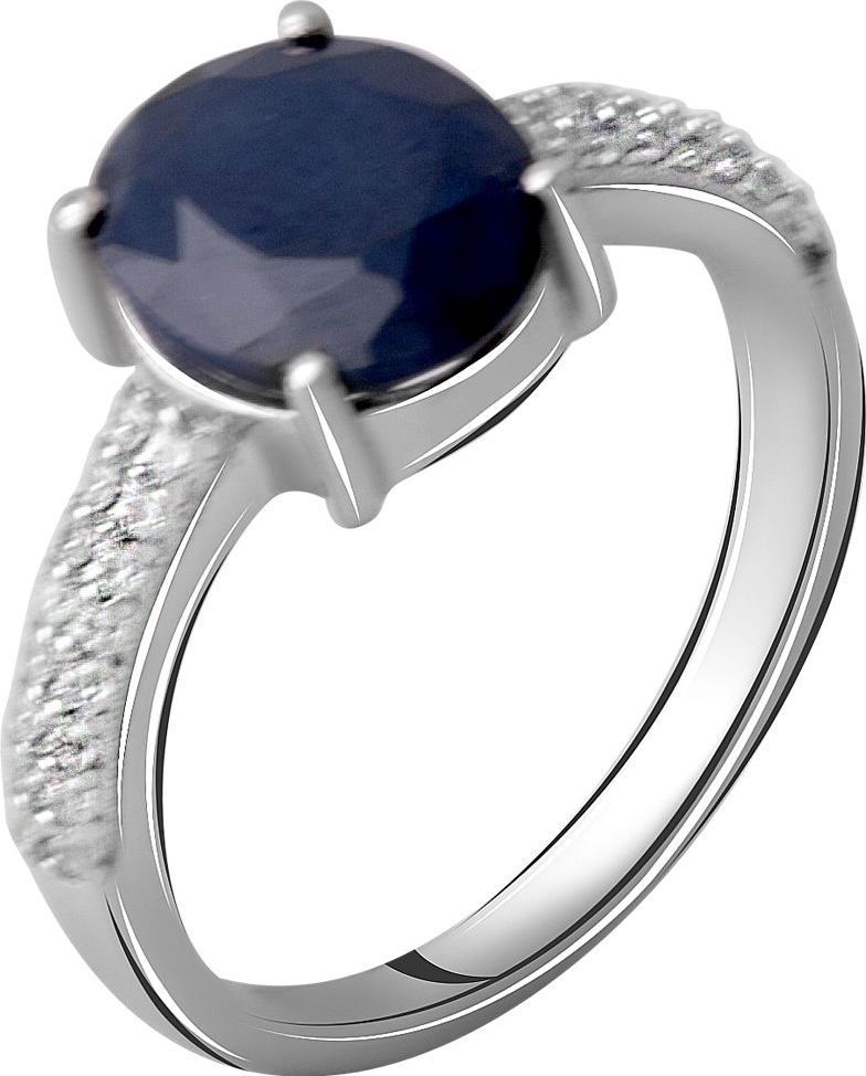 

Серебряное кольцо SilverBreeze с натуральным сапфиром 3.552ct 2063261 17.5 размер, 17.5 размер